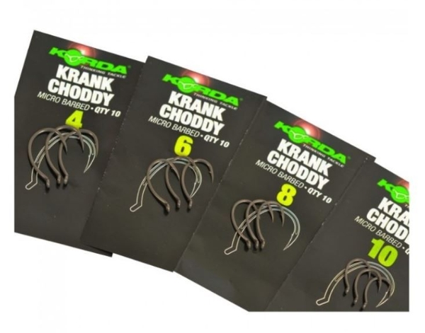 Korda Krank Choddy Micro Barbed Hooks - Fishing Tackle Warehouse